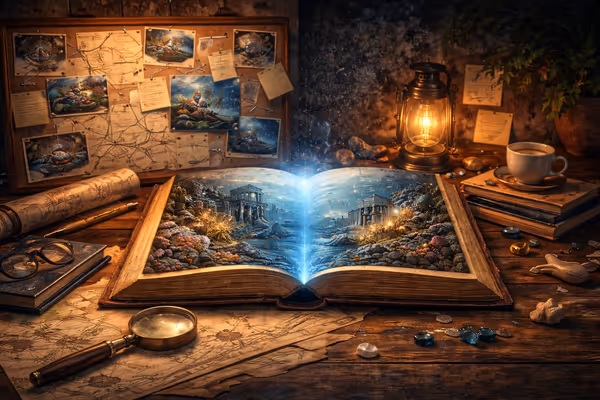 Podmořské světy: Inspirace z mytologie, literatury a vědy (světotvorba, část 3.) Hlavní obrázek